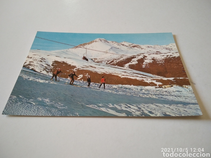 Postales: Postal Llessul pista de esqu&iacute; telesilla