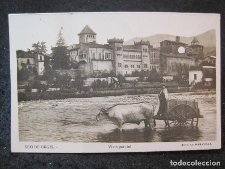 Postcards: SEU D'URGELL-VISTA PARCIAL-FOTOGRAFICA EDIT&middot;LA MARAVILLA-POSTAL ANTIGUA-(84.479)