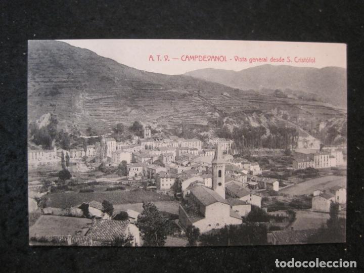 Cartoline: CAMPDEVANOL-VISTA GENERAL DESDE S.CRISTOFOL-ATV A.T.V.-POSTAL ANTIGUA-(84.583)