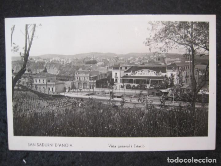 Postkarten: SANT SADURNI D'ANOIA-VISTA GENERAL ESTACIO-ESTACION FERROCARRIL-FOTOGRAFICA-POSTAL ANTIGUA-(84.784)