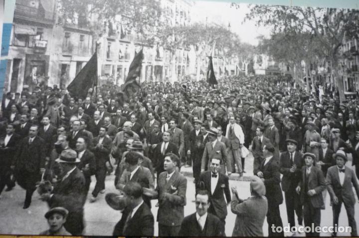 Postales: tarjeta postal tarragona.-1931 manifestacuion republicana ayuntamiento.-reproduccion exposicion -&iexcl;&iexcl;