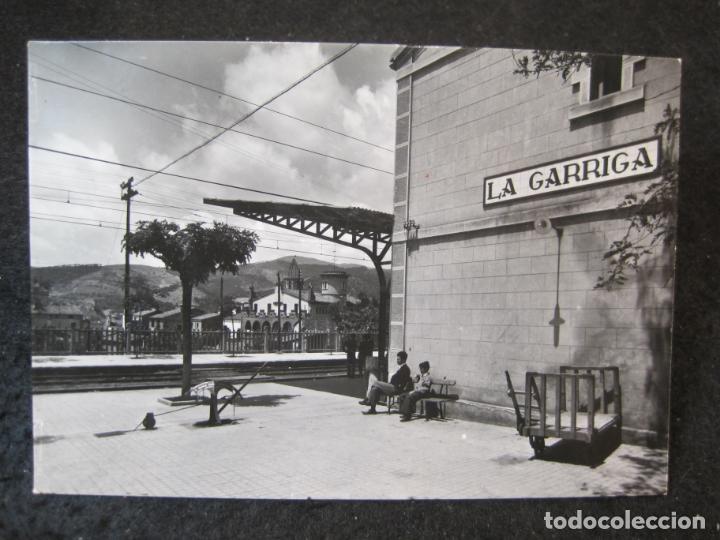 Postales: LA GARRIGA-ESTACION DEL FERROCARRIL-EXCL BISET-FOTO SOBERANAS-25-POSTAL ANTIGUA-(84.894)