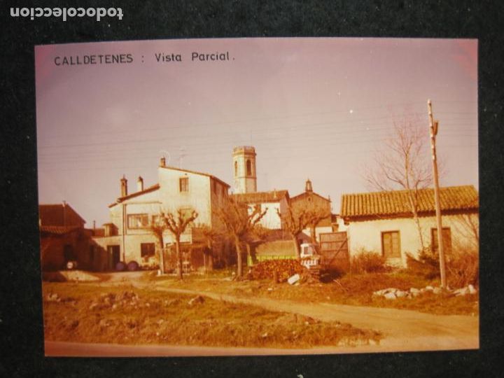 Postales: CALLDETENES-VISTA PARCIAL-MIDE 13 X 18 CM-FOTOGRAFIA ANTIGUA-(K-4326)