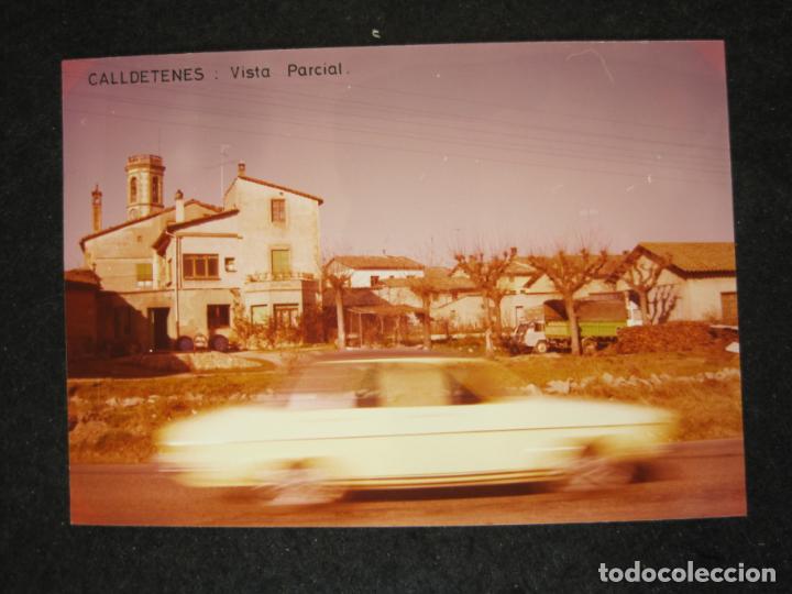 Postales: CALLDETENES-VISTA PARCIAL-MIDE 13 X 18 CM-FOTOGRAFIA ANTIGUA-(K-4327)