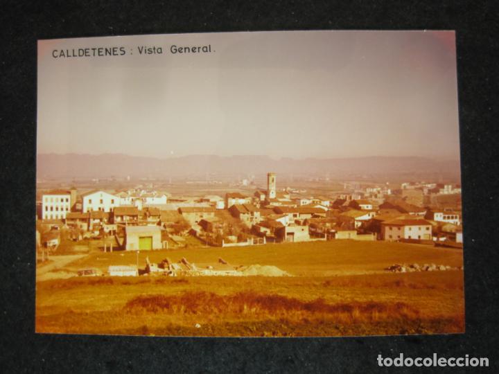 Postales: CALLDETENES-VISTA GENERAL-MIDE 13 X 18 CM-FOTOGRAFIA ANTIGUA-(K-4328)