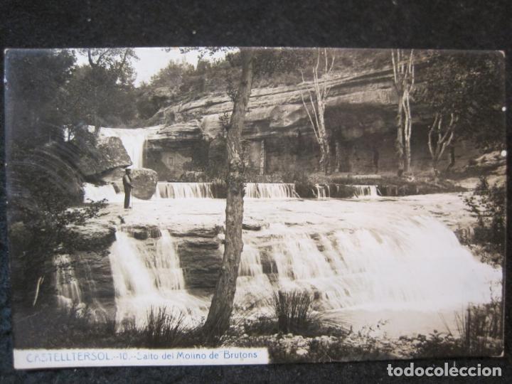 Postais: CASTELLTERSOL-SALTO DEL MOLINO DE BRUTONS-FOTOGRAFICA ANDRES FABERT-POSTAL ANTIGUA-(84.919)