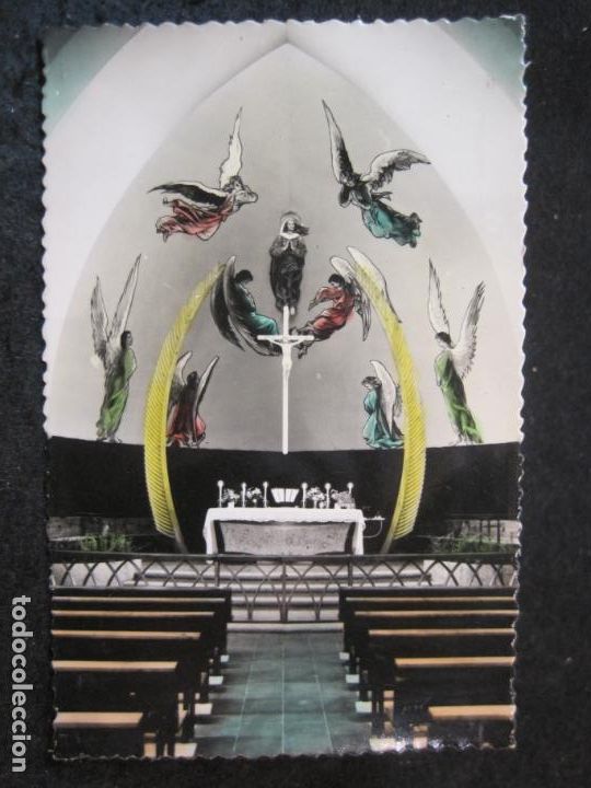 Postales: PONT DE SUERT-INTERIOR IGLESIA NUEVA-EDICIONES SICILIA-POSTAL ANTIGUA-(84.925)