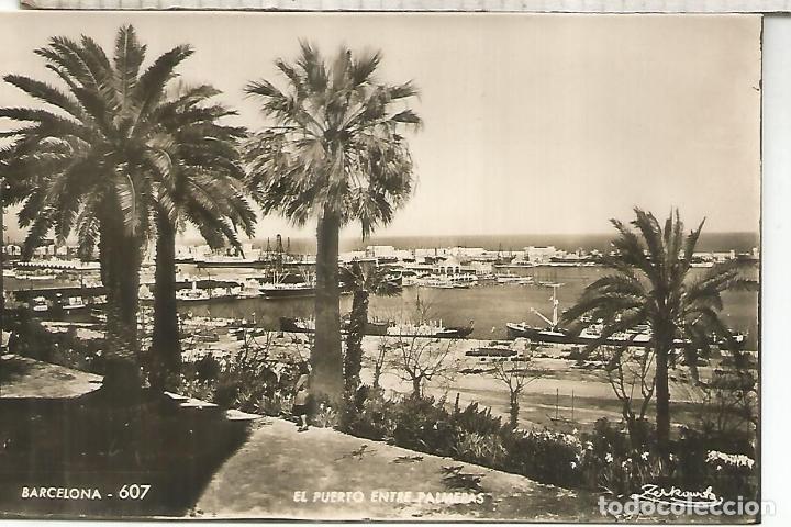 Postales: BARCELONA PUERTO SIN ESCRIBIR - Foto 1