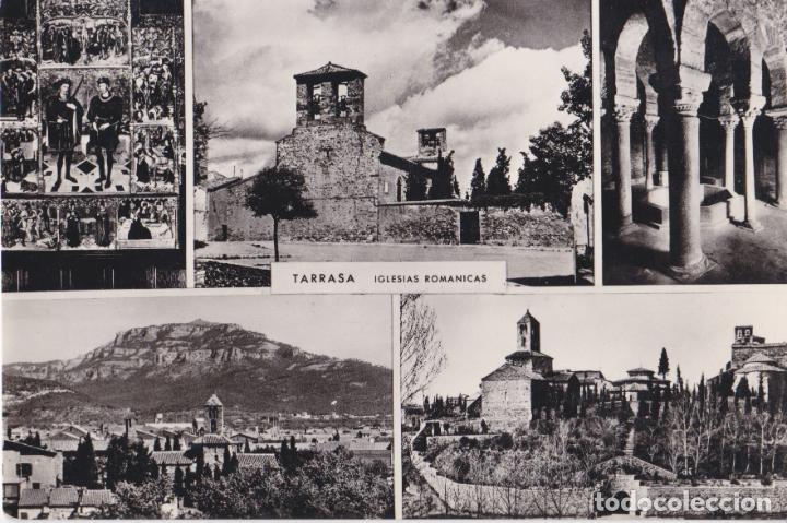 Postcards: TARRASA, IGLESIAS ROM&Aacute;NICAS &ndash; TALLERES A.ZERKOWITZ &ndash; EDITADA EN 1959 &ndash; ESCRITA