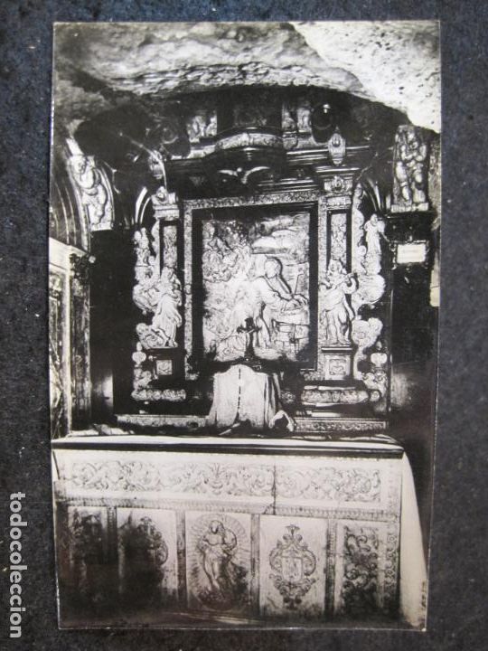 Postkarten: SOLSONA-LA SANTA CUEVA-ALTAR-FOTO CUYAS-POSTAL ANTIGUA-(85.016)
