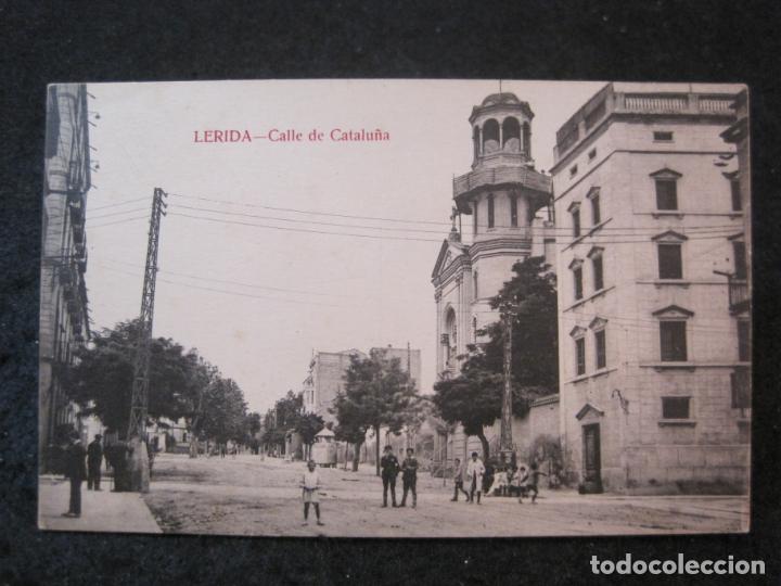 Postales: LLEIDA-CALLE DE CATALU&Ntilde;A-COL&middot; URRIZA-POSTAL ANTIGUA-(85.110)