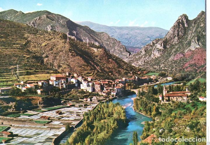 Postales: El Pallars. 5154 Gerri de la Sal y su Monasterio. Garc&iacute;a Garrabella. Nueva. Color