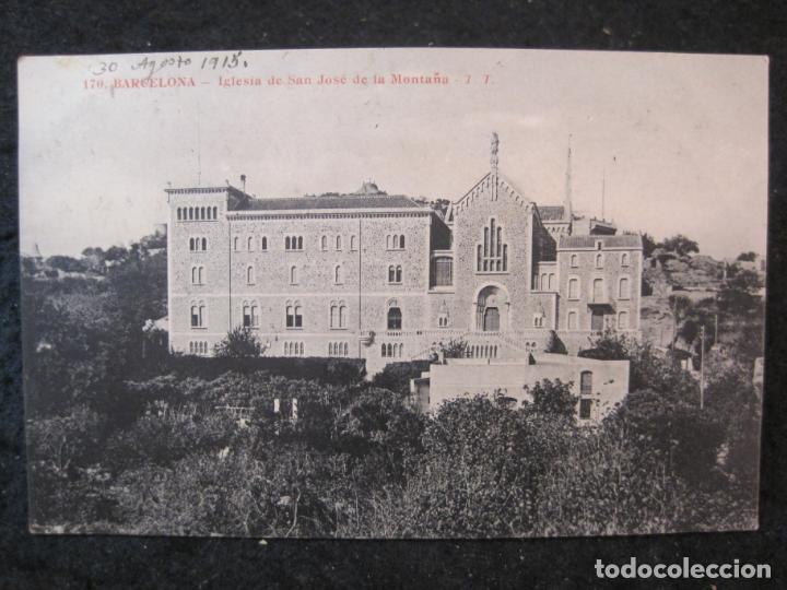 Postcards: BARCELONA-IGLESIA DE SAN JOSE DE LA MONTA&Ntilde;A-T.T. 170-POSTAL ANTIGUA-(85.154)