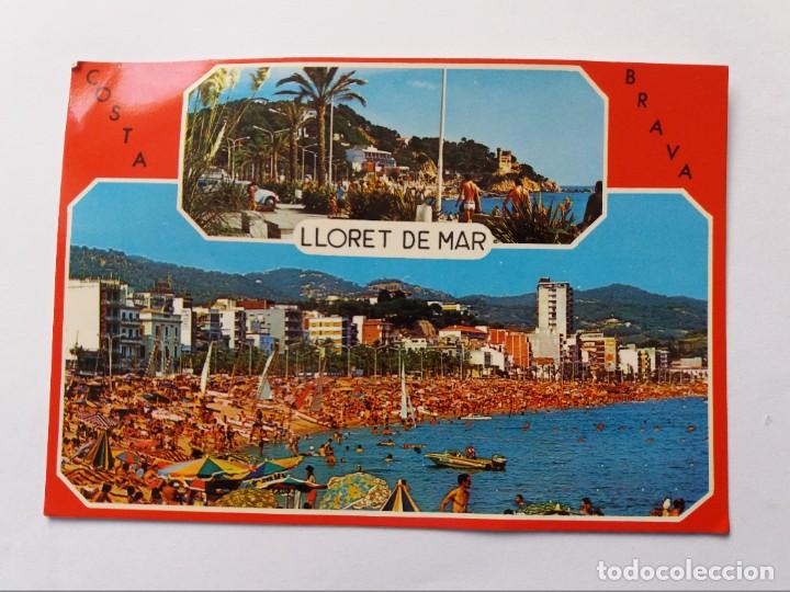 Postales: POSTAL - LLORET DE MAR - COSTA BRAVA - LA PLAYA - Foto 1