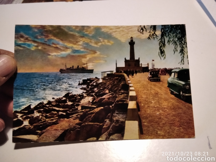 Postales: Postal Barcelona atardecer en el Rompeolas - Foto 1