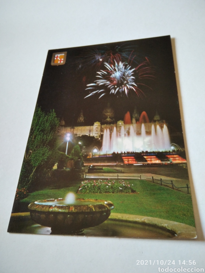 Postkarten: Postal Barcelona fuente monumental de la exposici&oacute;n Barcelona