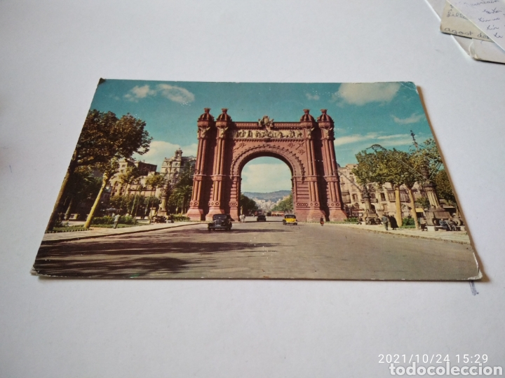 Postales: Postal Barcelona Arco del triunfo - Foto 1