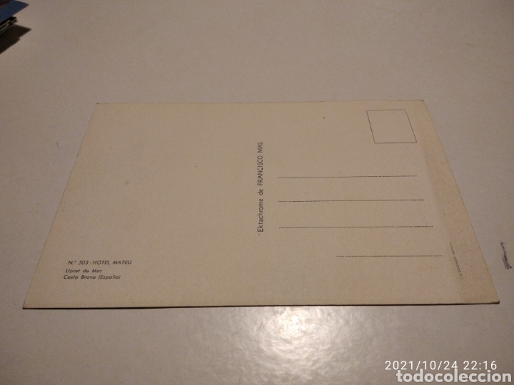 Postales: Postal hotel Mateu Lloret de Mar - Foto 2