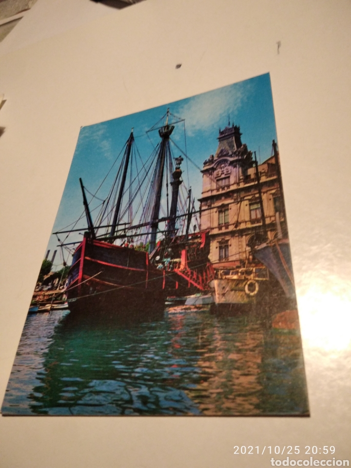 Postales: Postal Barcelona la carabela - Foto 1