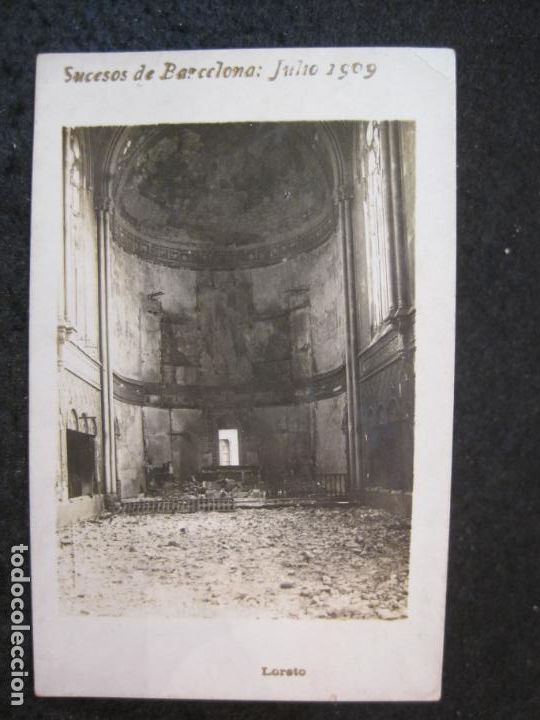 Postkarten: SUCESORES DE BARCELONA-JULIO 1909-LORETO-FOTOGRAFICA-POSTAL ANTIGUA-(85.267)