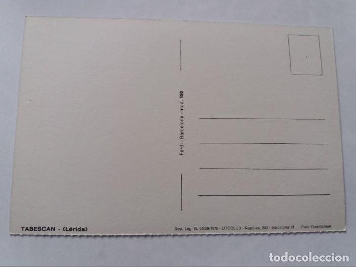 Postales: POSTAL - TABESCAN LERIDA LLEIDA - Foto 2