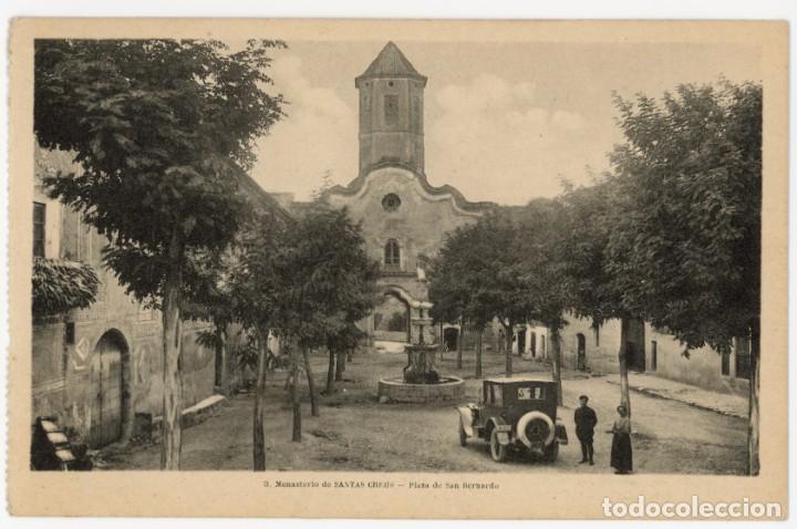 Postcards: a07872 santes creus plaza san bernardino roisin n&ordm;3 automobil