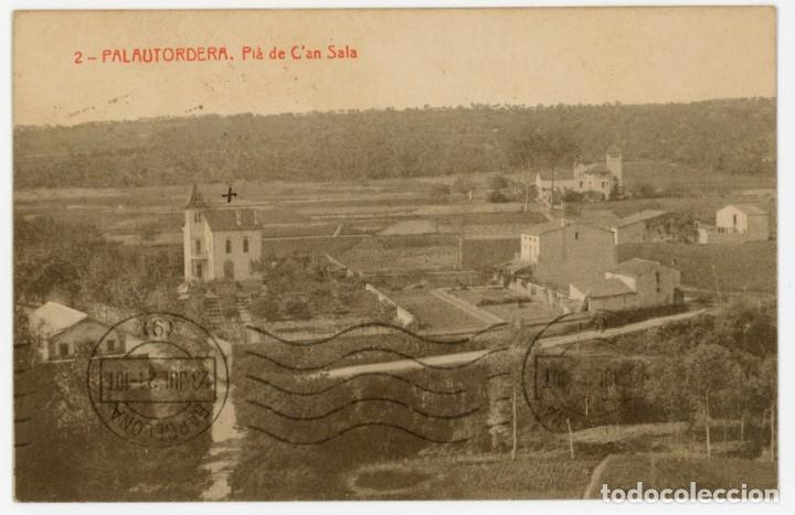 Postales: a07876 8552 palautordera pla de c'an sala thomas n&ordm;2 circulada 1921 sin sello
