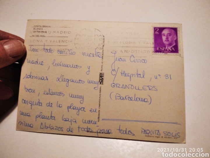 Postales: Postal Blanes la Palomera - Foto 2