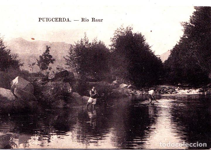 Postales: PUIGCERD&Aacute; (GERONA) - R&Iacute;O RAUR - Foto 1