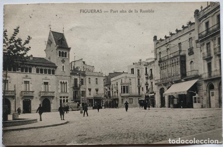 Postales: FIGUERAS PART ALTA DE LA RAMBLA - Foto 1