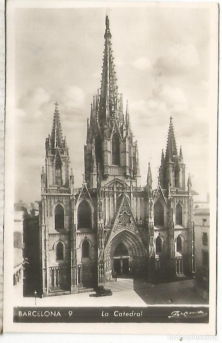 Postales: BARCELONA CATEDRAL ESCRITA - Foto 1