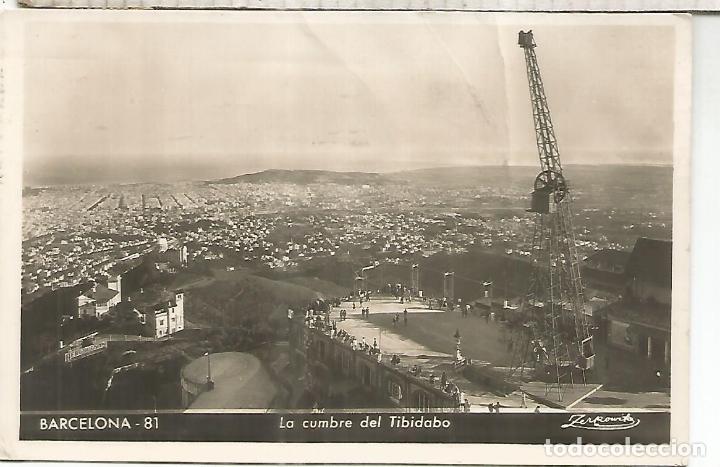 Postales: BARCELONA TIBIDABO ESCRITA - Foto 1