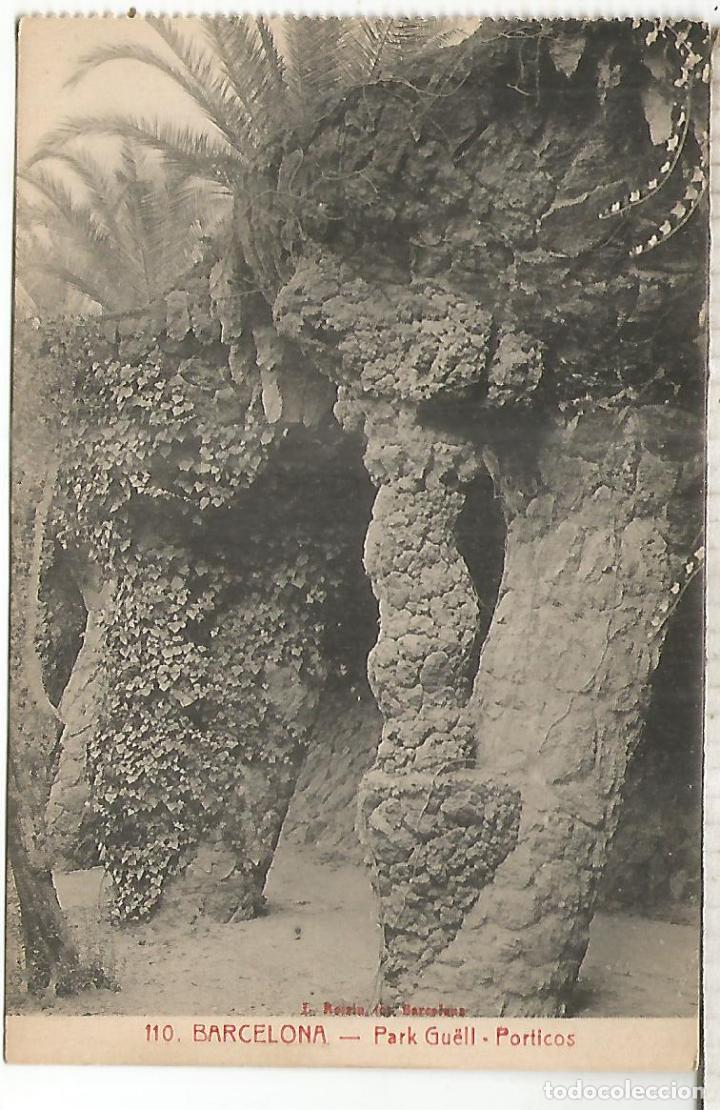 Postales: BARCELONA PARQUE GUELL SIN ESCRIBIR - Foto 1