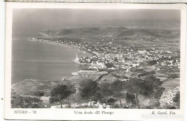 Postales: BARCELONA SITGES ESCRITA - Foto 1