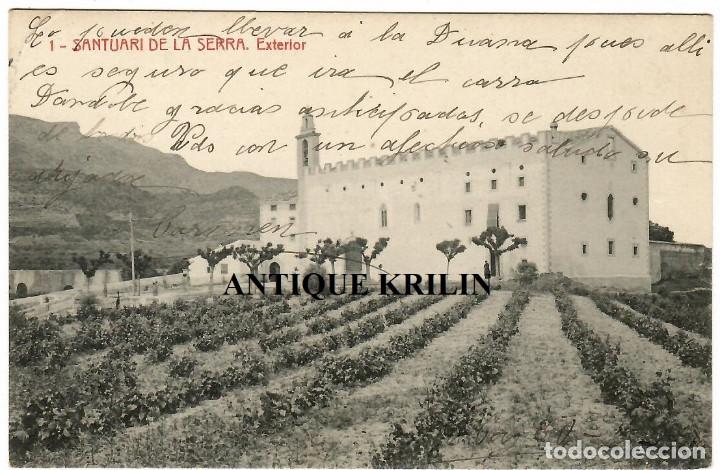 Postkarten: MONTBLANCH / SANTUARI DE LA SERRA N&ordm; 1 EXTERIOR / THOMAS/ EDICION POBLET