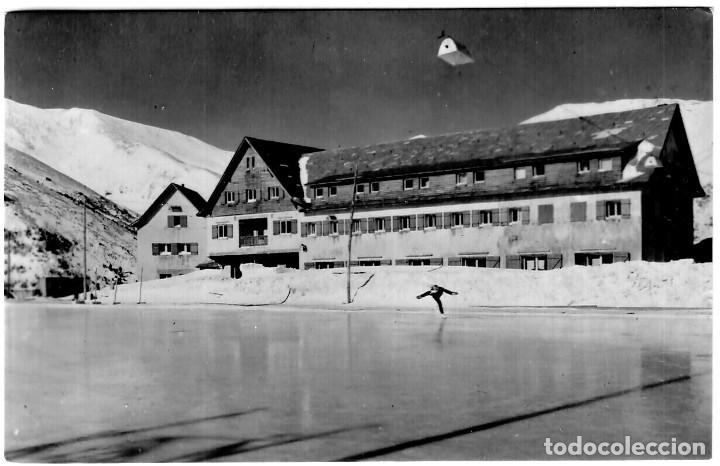 Postales: Pirineos Orientales - Nuria - El Hotel Puigmal y su pista de Patinaje - F Campa&ntilde;&aacute; y...- Serie I 1112