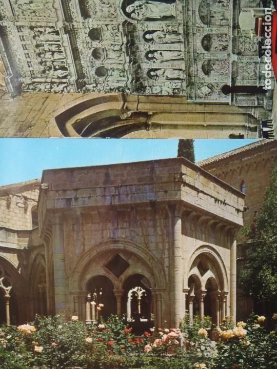 Postales: MONASTERIO DE POBLET - LOTE DE DOS POSTALES