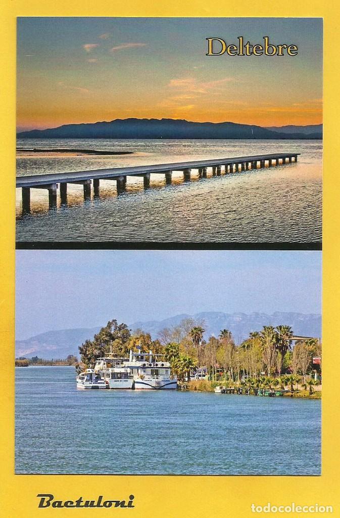 Postales: Deltebre (Delta del Ebro). R&iacute;o Ebro