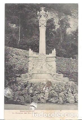 Postkarten: ANTIGUA POSTAL MONTSERRAT 1&ordf; ESTACION DEL VIA CRUCIS L ROCA SERIE 6&ordf; N&ordm; 75
