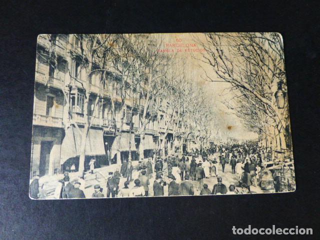 Postales: BARCELONA RAMBLA DE ESTUDIOS - Foto 1