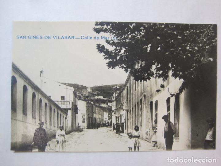 Postales: SANT GINES DE VILASAR-CALLE DE MAR-FOTOGRAFICA-POSTAL ANTIGUA-(85.732)