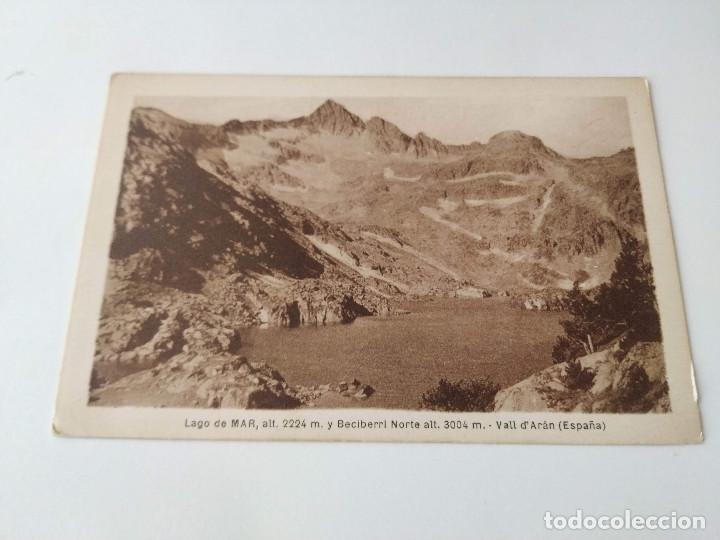Postales: VALL D'ARAN - POSTAL LAGO DE MAR Y BECIBERRI NORTE