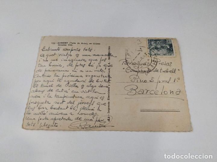 Postales: VALL DARAN - POSTAL AUBERT - EN &Uacute;LTIMO T&Eacute;RMINO VIL&Aacute; - Foto 2