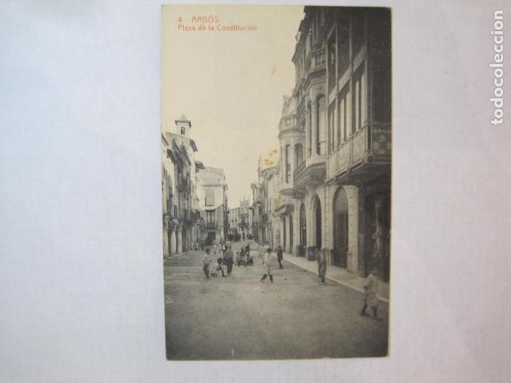 Postales: ARBOS-PLAZA DE LA CONSTITUCION-4-THOMAS-POSTAL ANTIGUA-(85.833)