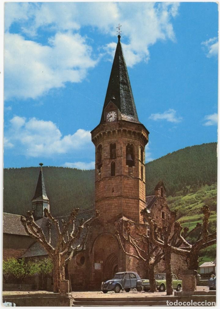 Postales: m09100 viella iglesia romanica 1966 arribas n&ordm;2045 2cv simca 1300