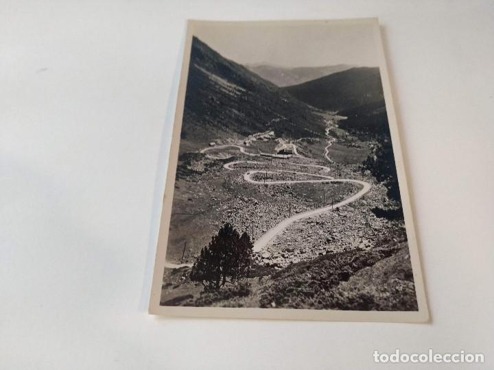 Postales: VALL D'ARAN - POSTAL PUERTO DE LA BONAIGUA - RECODOS DE LA CARRETERA DEL PUERTO