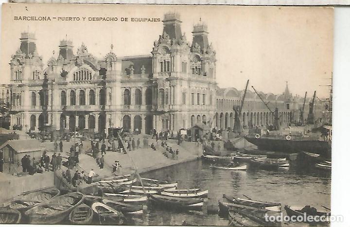 Postales: BARCELONA PUERTO ESCRITA - Foto 1