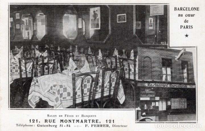 Postales: Restaurant Barcelona en Par&iacute;s - Foto 1
