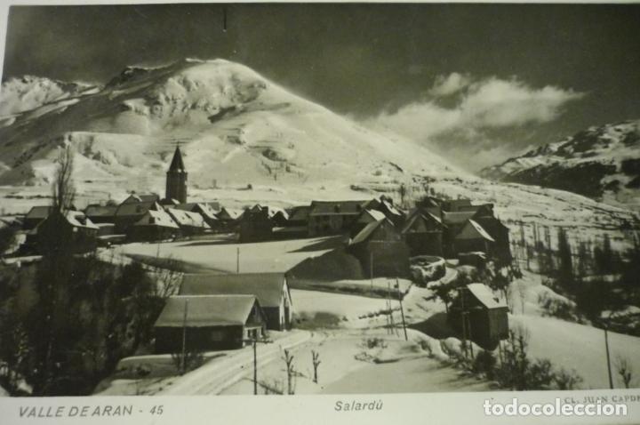 Postales: POSTAL VALLE ARAN SALARDU .-ESCRITA CM