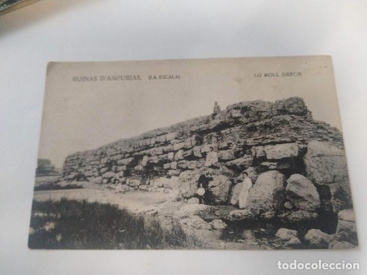 Postales: ALT EMPORD&Agrave; - POSTAL RUINAS D'AMPURIAS - LO MOLL GRECH